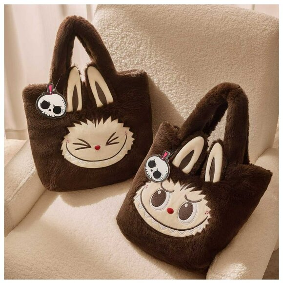 POP MART Handbags - RARE Labubu Reversible Plush Bag